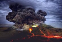 火山爆發 民眾帶著熱狗棉花糖上山去了