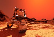 NASA火星探測車 拍到火星有架白色飛機?