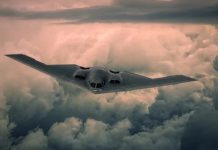美國隱形轟炸機驚現中國領空上?