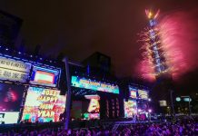 101煙火秀點亮新年夜空360秒 全球首度展演展翅煙火