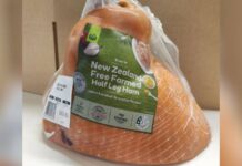 因可能存在李斯特菌,一Countdown超市出售的圣诞火腿产品被召回