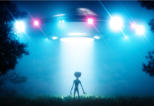 8英尺高外星生物出現在美國居民後院 「100%非人類」(圖)
