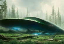 天空墜落不明光點 民宅後院出現巨大不明生物(圖)