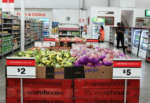 The Warehouse新增10家銷售新鮮農產品的門店