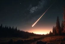 神秘火焰亮光劃破澳大利亞天空