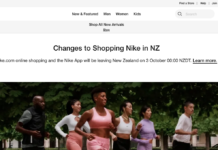 運動巨頭耐克宣布:10月3日起,不再提供網站和APP購物服務