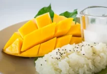 南亚风味:简易美食 芒果糯米饭(图)